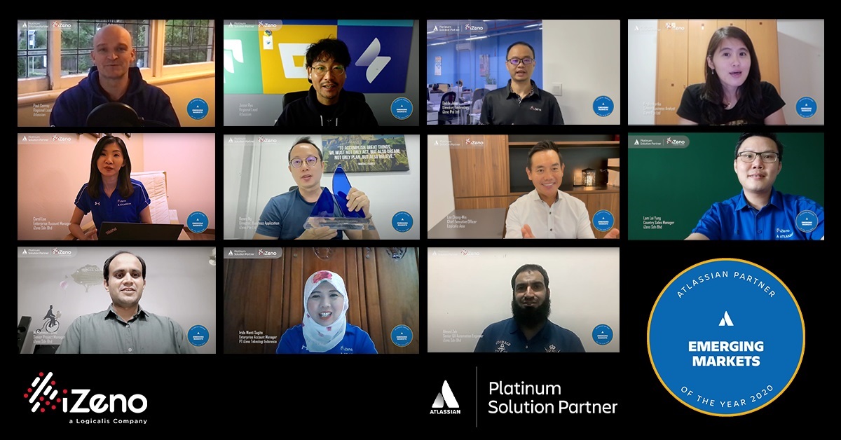 iZeno คว้ารางวัล Partner of The Year 2020 หมวดตลาดเกิดใหม่ จาก Atlassian