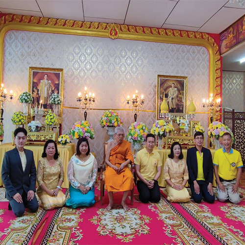 กิจกรรม - วัดมหาบุศย์ (แม่นาค พระโขนง) จัดงานบำเพ็ญพระราชกุศลวันคล้ายวันพระบรมราชสมภพพระบาทสมเด็จพระบรมชนกาธิเบศร มหาภูมิพลอดุลยเดชมหาราช บรมนาถบพิตร วันชาติ และวันพ่อแห่งชาติ 