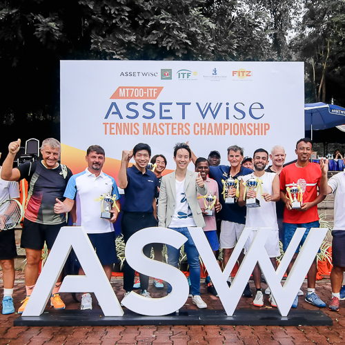 ภาษาอังกฤษ - The AssetWise Tennis Masters Championship was a Slamming Success