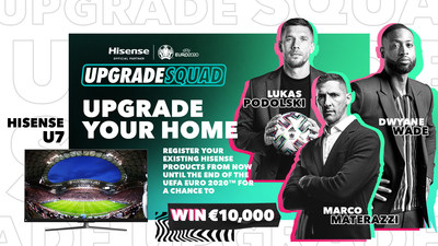 Hisense เปิดตัวแคมเปญ #UpgradeYourHome รับ UEFA EURO 2020