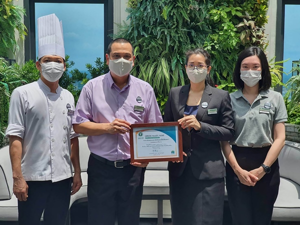 Kantary Hotel, Korat Receives Certificate Green Health Hotel from the Department of Health, Minist