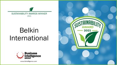 Belkin International ได้รับรางวัลผู้นำด้านความยั่งยืน 2021 Sustainability Awards