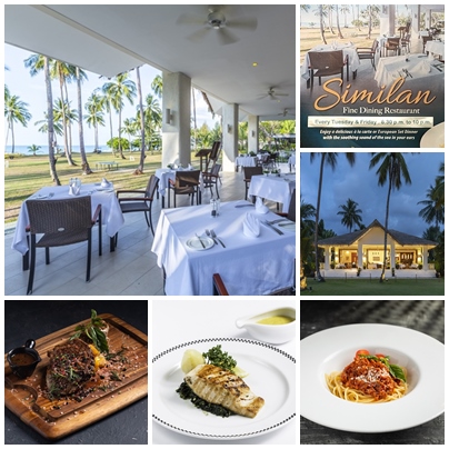 ข่าวโปรโมชั่น - Special European Set Dinner Every Tuesday and Friday at The Similan Restaurant, Kantary Beach Hotel, Khao Lak