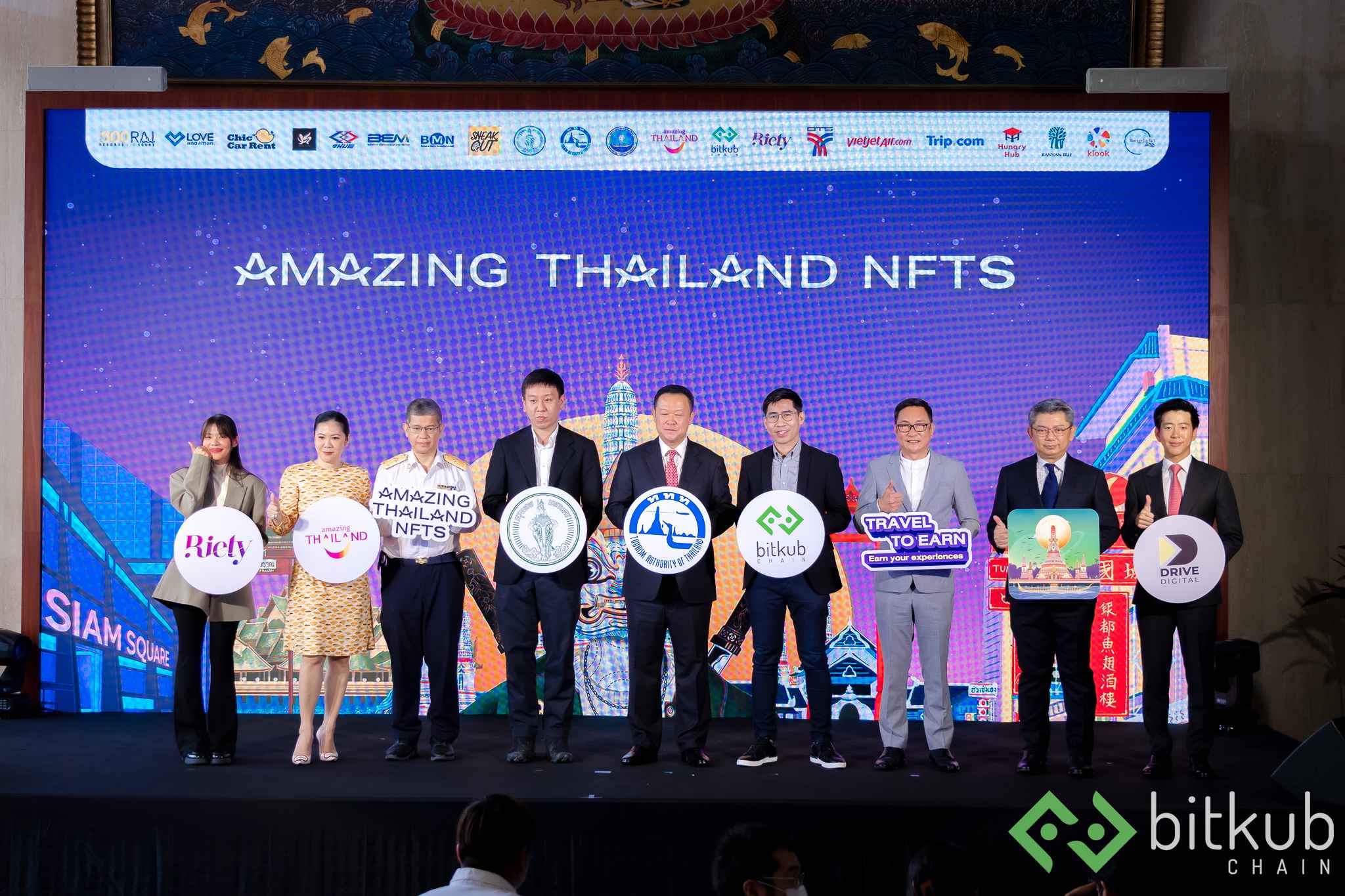 ข่าวประชาสัมพันธ์ - PR News Bitkub Chain ร่วมกับ YAKS และการท่องเที่ยวแห่งประเทศไทย เปิดตัวโปรเจกต์ ?Amazing Thailand NFT? มอบประสบการณ์การท่องเที่ยวรูปแบบใหม่ นำ Digital Lifestyle เสริมแกร่งให้การท่องเที่ยวไทย