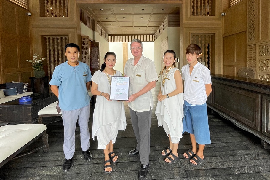 Cape Nidhra Hotel, Hua Hin Proudly Receives the Certificate of  ?Travelers? Choice Best of the Best? from TripAdvisor Awards 2022