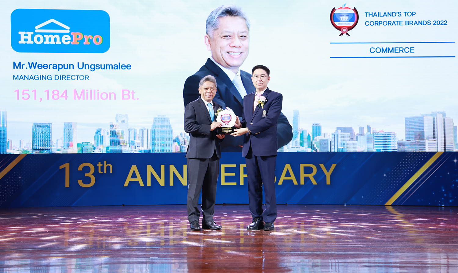 ข่าวธุรกิจ, สังคม - โฮมโปร คว้ารางวัล สุดยอดองค์กรมูลค่าแบรนด์สูงสุด Thailand s Top Corporate Brands 2022