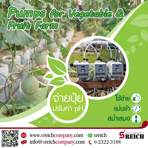 ข่าวธุรกิจ, สังคม - Dosing Pump ตัวช่วยเกษตรกรในการเติมปุ๋ยอัตโนมัติ