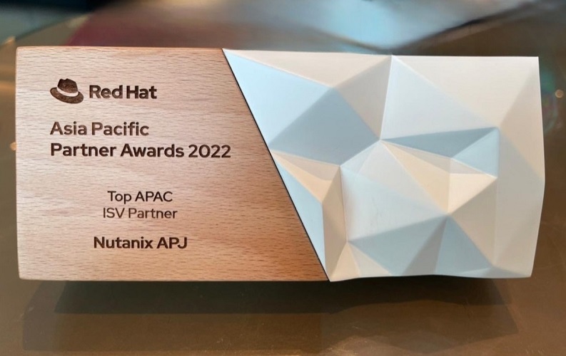 ไอที - Nutanix ได้รับรางวัล Red Hat Top Independent Software Vendor Partner Award APAC and Japan