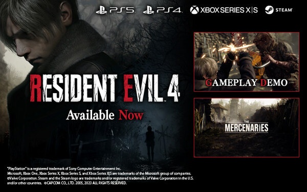 ข่าวบันเทิง - Resident Evil 4 วางจำหน่าย 24 มีนาคมนี้ พร้อมตัวเดโมให้เล่นฟรี!