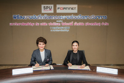 ข่าวประชาสัมพันธ์ - PR News ฟอร์ติเน็ตจับมือมหาวิทยาลัยศรีปทุมเพื่อลดช่องว่างด้านทักษะ เพื่อต่อสู้ภัยไซเบอร์ของบุคลากรไทย