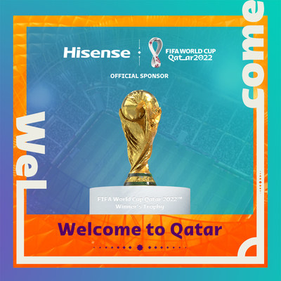 Hisense เป็นผู้สนับสนุนอย่างเป็นทางการของการแข่งขันฟุตบอล FIFA World Cup Qatar 2022(TM)